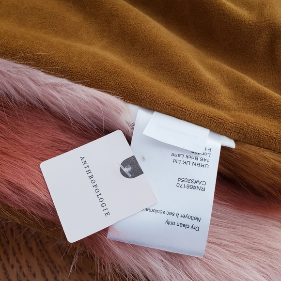 Anthropologie Bedding Rare Anthropologie Fauna Faux Fur Throw Blanket Poshmark